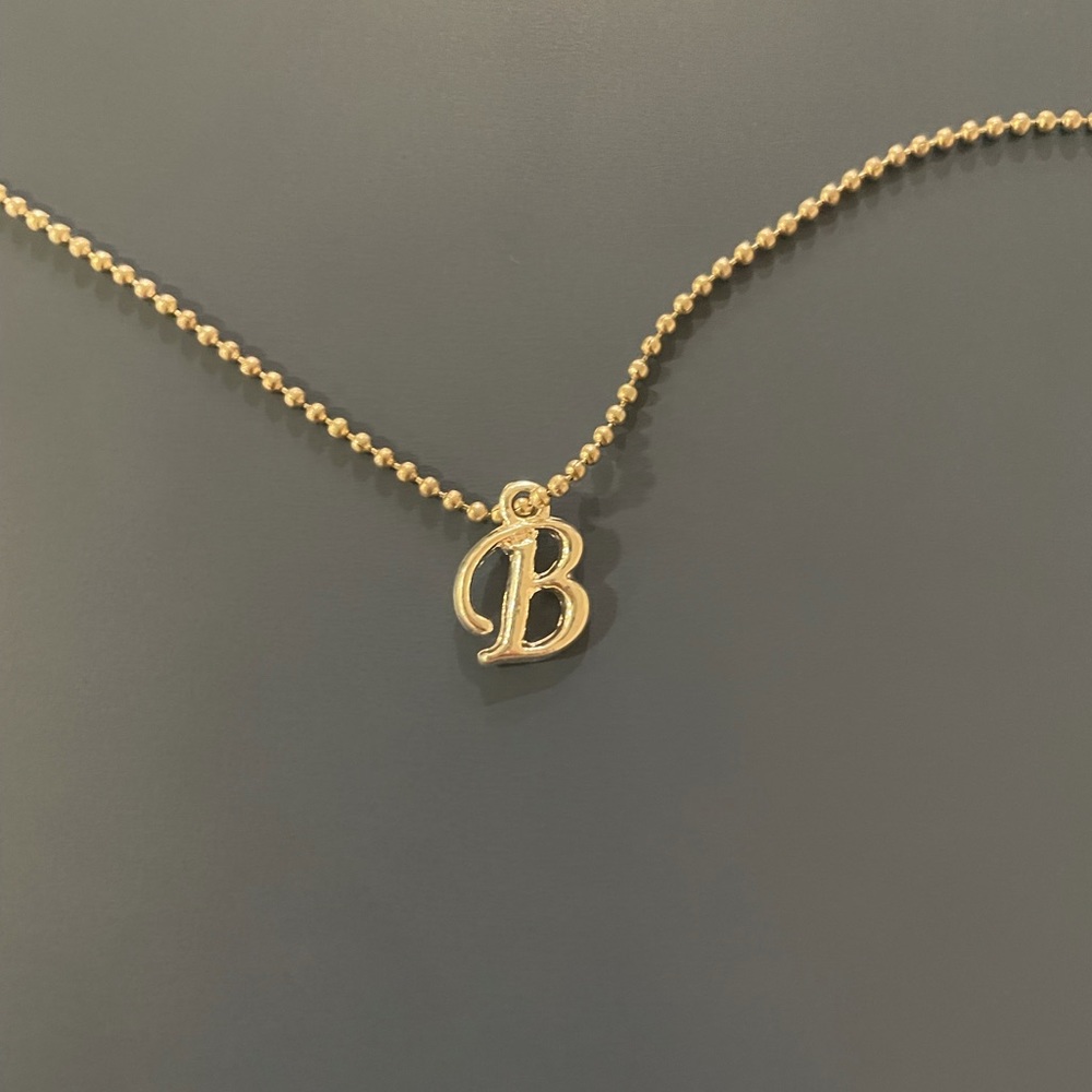 Letter B Necklace